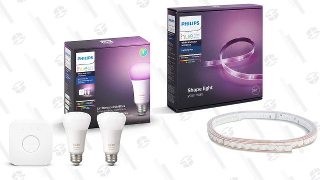 Philips Hue 2-Bulb Starter Kit | $100 | AmazonPhilips Hue Strip Light | $67 | Amazon